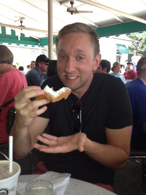 Beignets at Cafe Du Monde in New Orleans