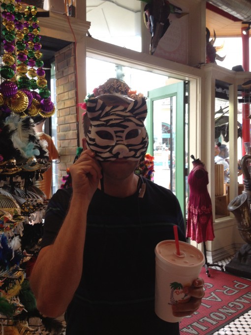 Mardi Gras masks in New Orleans