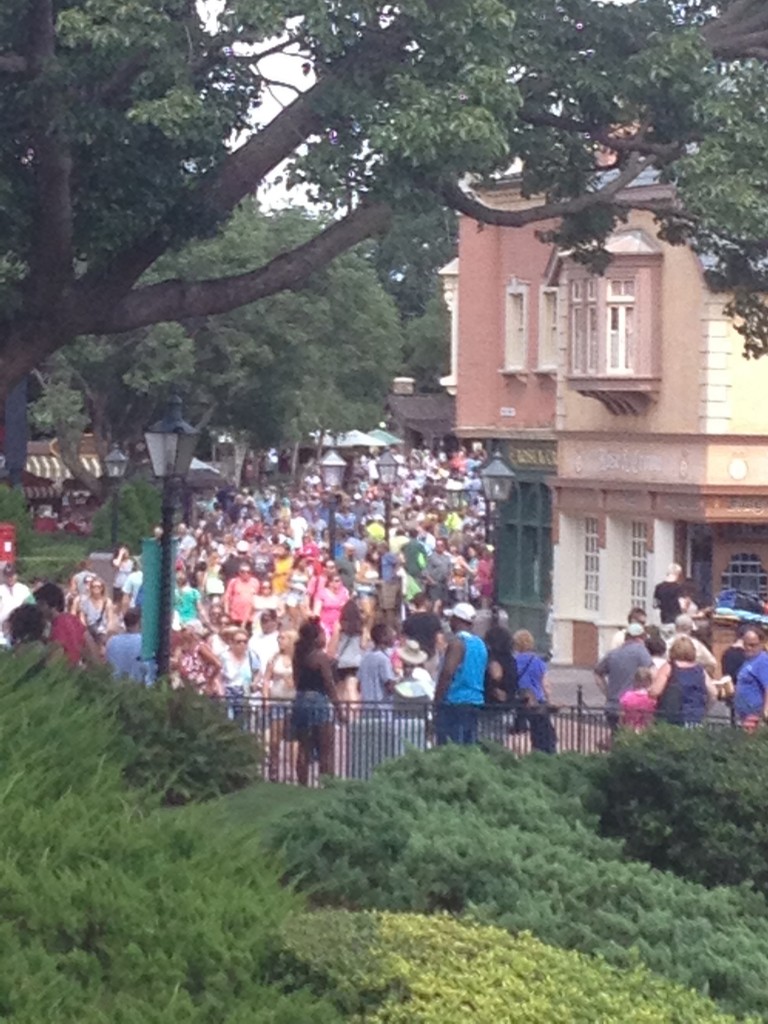 Epcot crowds