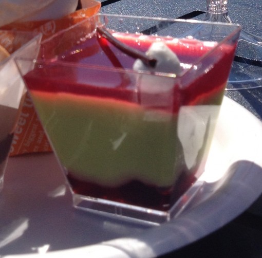 Morello Cherry Pistachio Mousse at Epcot