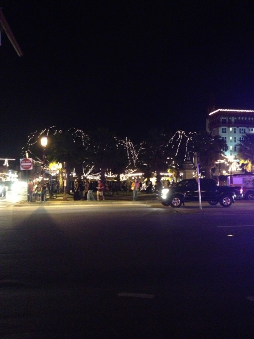 Christmas lights in St. Augustine, FL