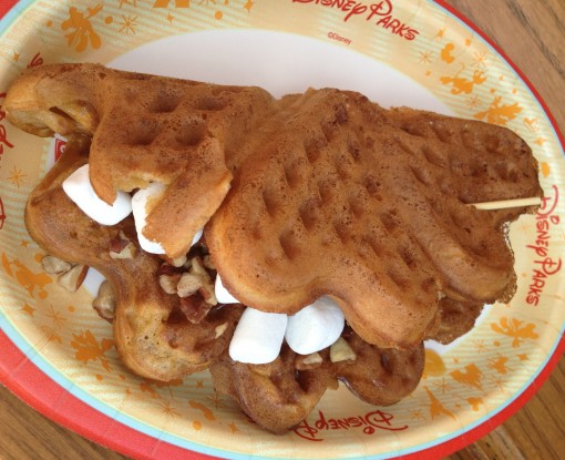 Sweet potato Casserole waffle at Epcot