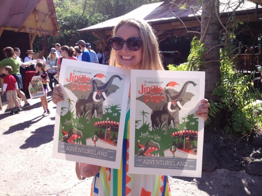 Posters from the Jingle Cruise at Magic Kingdom