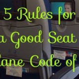 5 Rules for Being a Good Seat Buddy; an Airplane Code of Conduct.