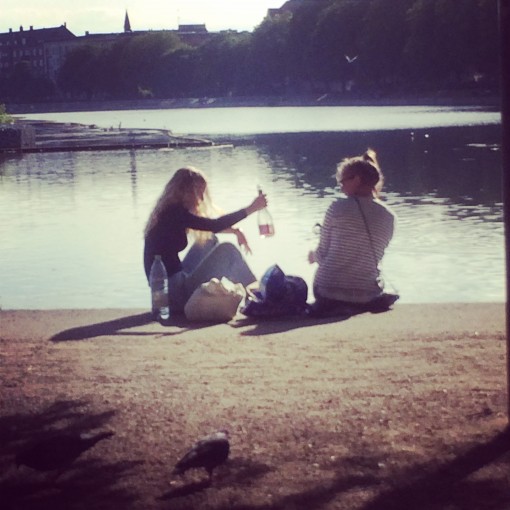 Outside Drinking In Copenhagen