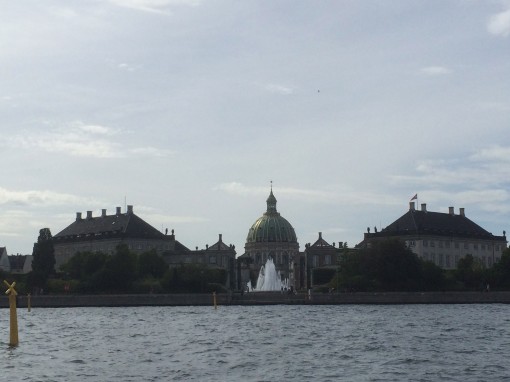 View of Palace in Copenhagen from Canal Tour