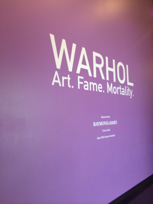 Warhol exhibit at The Dali Museum in St. Petersburg, Florida