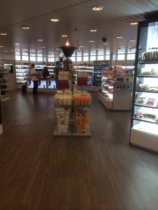 Duty Free on board the DFDS Seaways Pearl