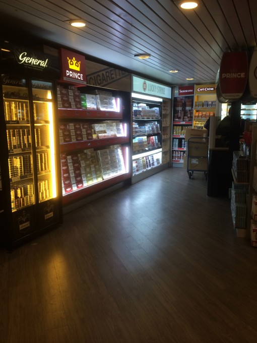 Duty Free on board the DFDS Seaways Pearl