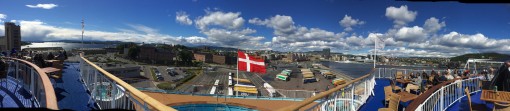 View of Oslo from DFDS Seaways Pearl