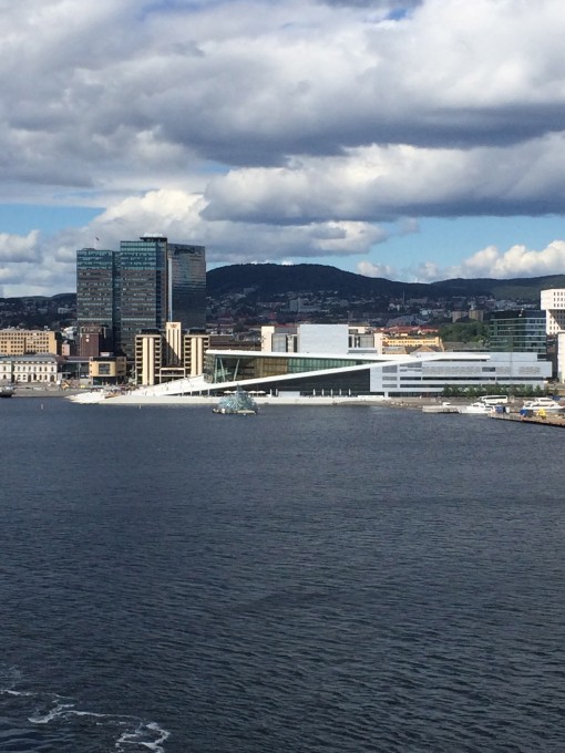 View of Oslo Opera House from DFDS Seaways Pearl