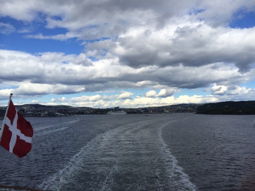 View of Oslo from DFDS Seaways Pearl