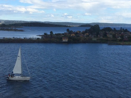 View of Oslo from DFDS Seaways Pearl