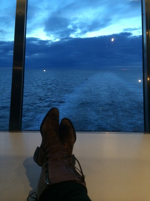 Sunset on the DFDS Seaways Pearl From Oslo to Copenhagen