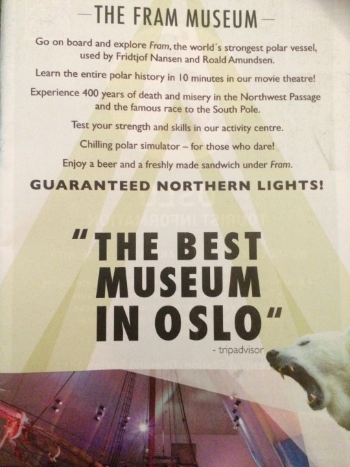 The Fram Museum in Olso