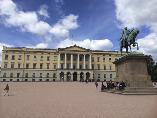 The Royal Palace in Oslo, Norway