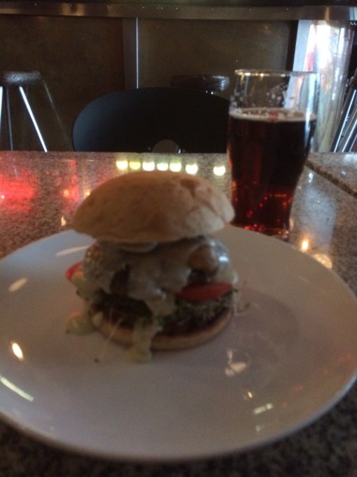 Expensive Norwegain Burger and Beer