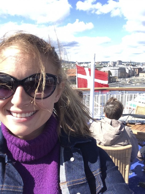 View of Oslo from DFDS Seaways Ferry