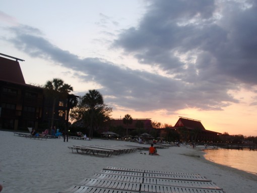 Beach at Disney's Polynesian Resort in Walt Disney World