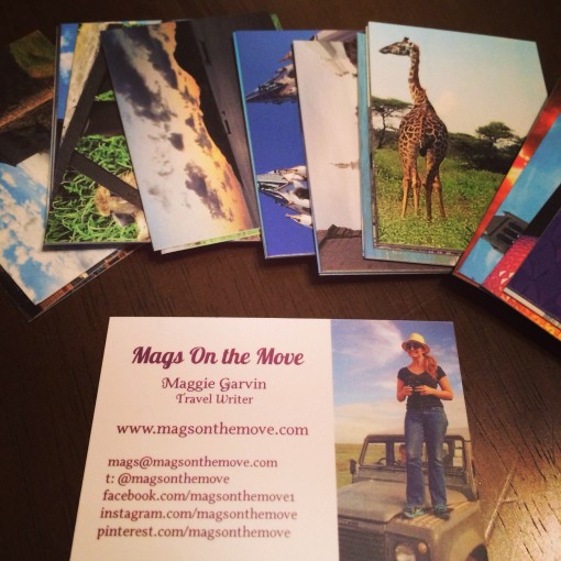 Mags on the Move business cards from Moo.com