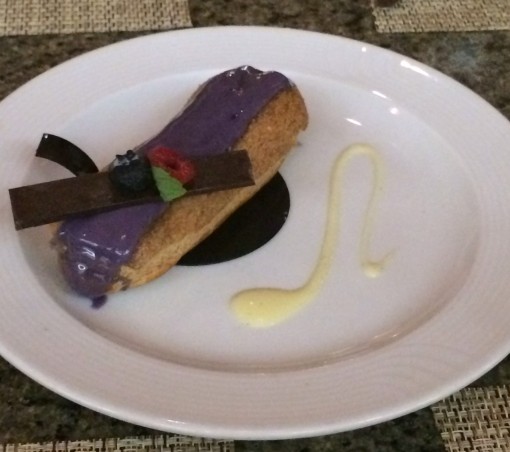 Eclair at Fiesta Americana Grand Coral Beach in Cancun, Mexico