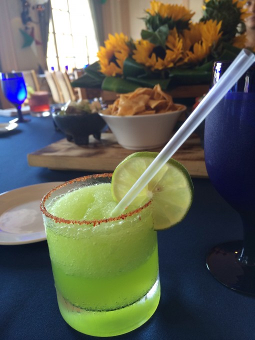 Midori Margarita at El Cafe Mexicano at The Ritz Carlton, Cancun