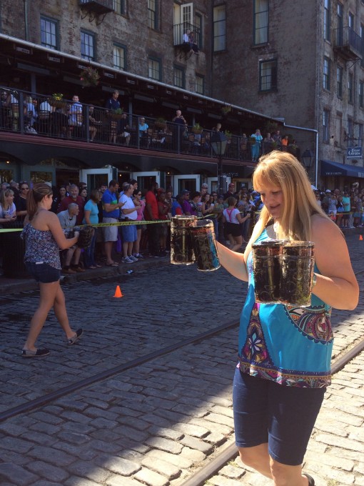 Stein Races at Oktoberfest in Savannah, GA