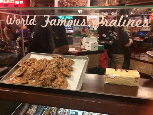 Pralines at River Street Sweets in Savannah, GA