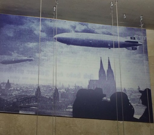Photo of Cologne during WWII at National Socialism Documentation Center- Cologne, Germany