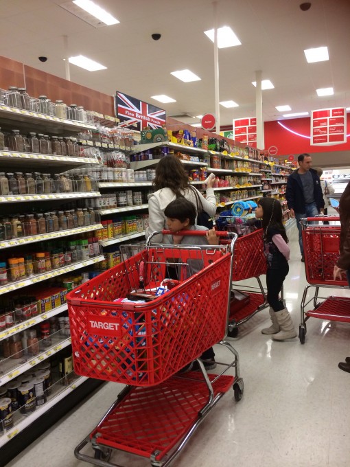 The mad dash on Cadbury products at the Kissimmee Target