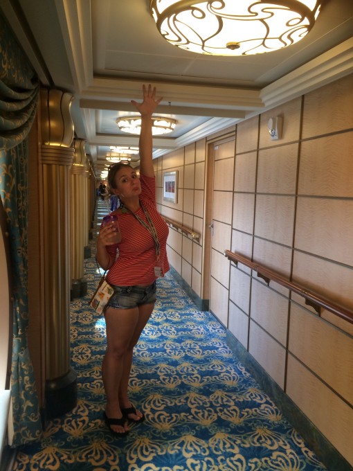 Deck 5 on the Disney Fantasy- Disney Cruise Line