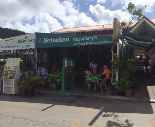 Rosemary's Restaurant in Marigot, Saint Martin