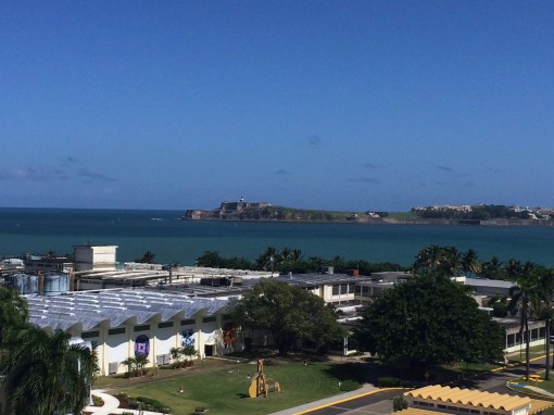 View from Casa Bacardi Distillery in San Juan, Puerto Rico