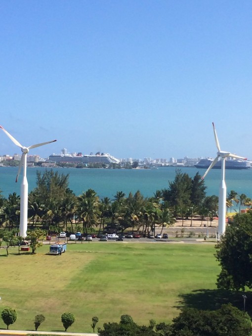 View from Casa Bacardi Distillery in San Juan, Puerto Rico