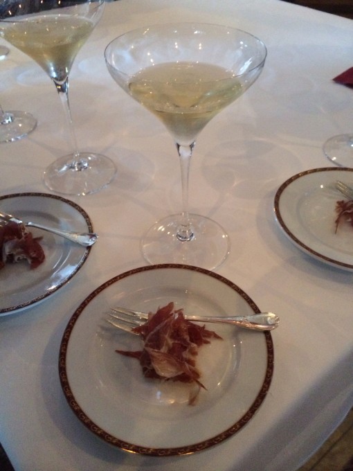 Jamon Iberico Pata Negra at Remy's Champagne Brunch on the DIsney Fantasy