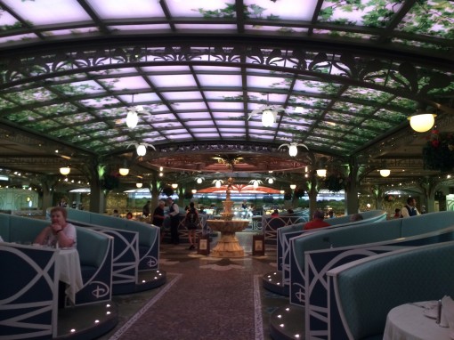 Enchanted Garden Restaurant on the Disney Fantasy- Disney Cruise LInes