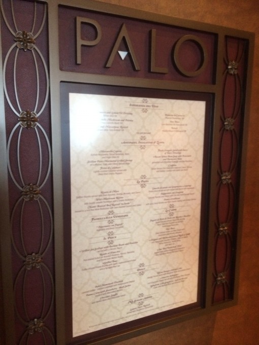 Palo on the Disney Fantasy- Disney Cruise LInes