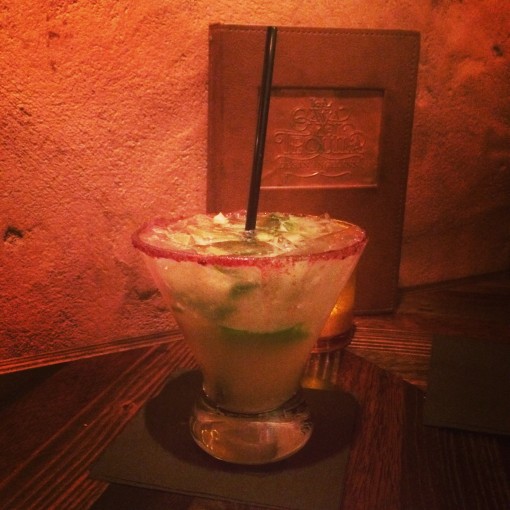 Jalapeno Margarita at La Cava Del Tequila in Mexico at Epcot