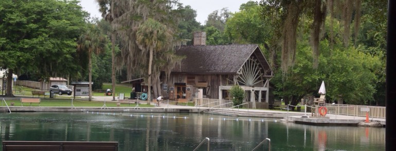 The Old Spanish Sugar Mill at De Leon Springs State Park in Florida