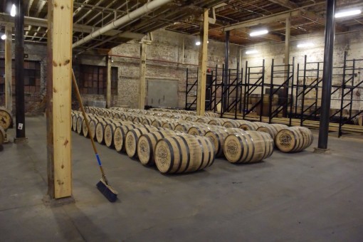 Future aged whiskey at Nelson's Greenbrier Distillery in Nashville, TN