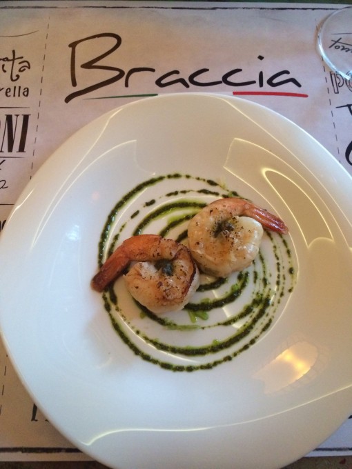 Braccia Shrimp at  Braccia Pizzeria & Restaurante in Winter Park, FL