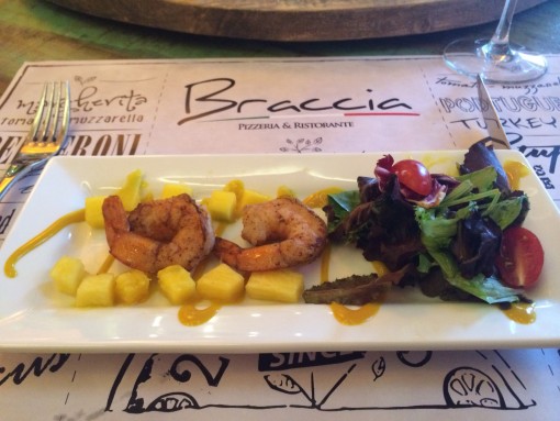 Tropical Salad at  Braccia Pizzeria & Restaurante in Winter Park, FL