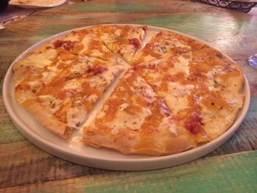 Apricot and Brie Pizza at  Braccia Pizzeria & Restaurante in Winter Park, FL