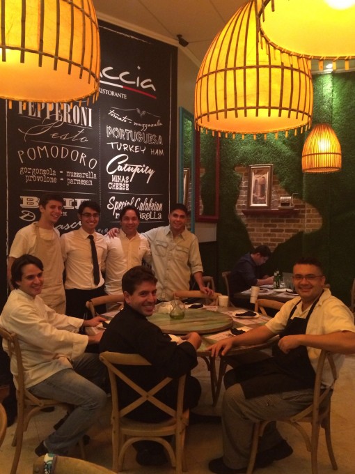 The amazing staff of Braccia Pizzeria & Restaurante in Winter Park, FL