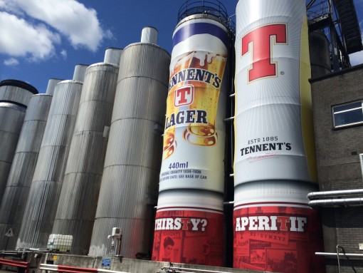 Wellpark Brewery home of Tennent's Lager in Glasgow, Scotland