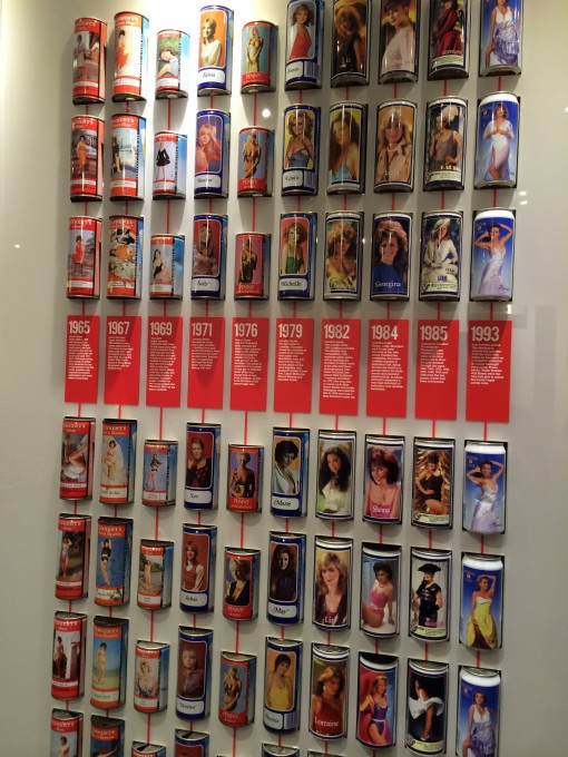 Tennent's Lager Lovelies at Wellpark Brewery in Glasgow, Scotland