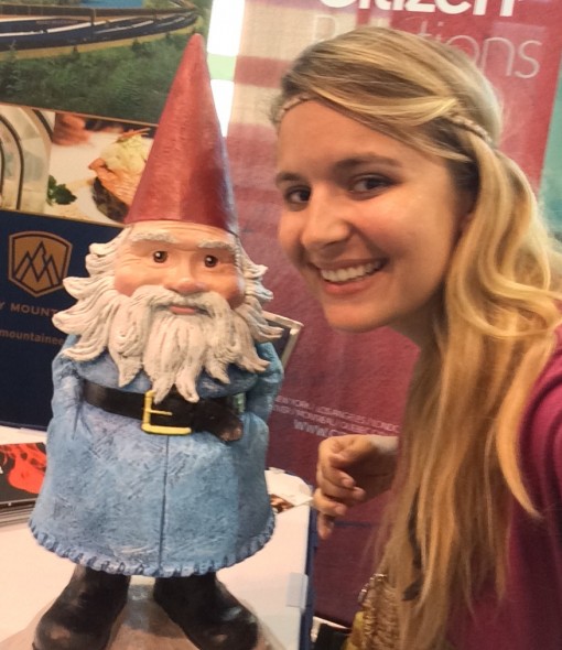 I met the Travelocity Roaming Gnome!