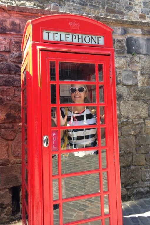 Phone booth in Edinburgh