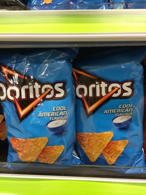 "Cool American" Doritos in Iceland