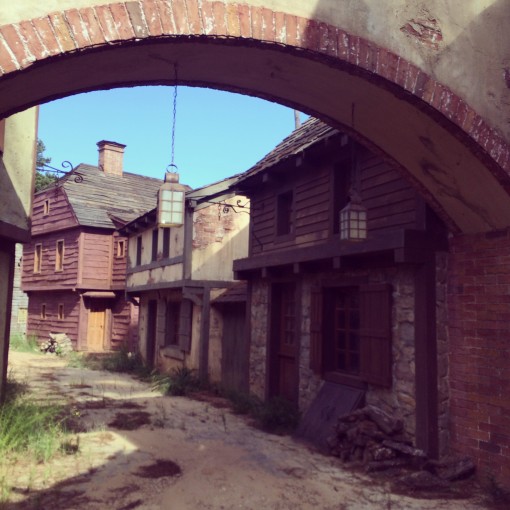 The set of the Fox series "Salem" in Shreveport, LA